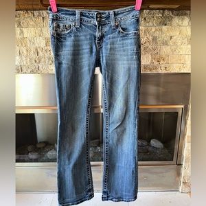 Miss Me Denim Jeans Rhinestone Studs